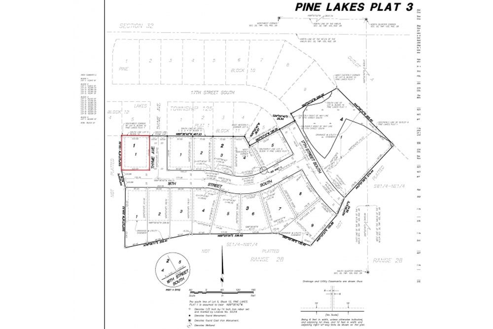 Pine Lakes Plat 3 - Block 1, Lot 1